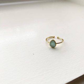 Teardrop Minty Ring