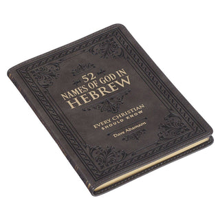 52 Names of God in Hebrew – Faux Leather Gift Book