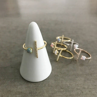 Opal: Bling Bar Ring