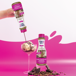 Sugar Free Dark Chocolate Espresso Sauce Topping | Skinny Mixes