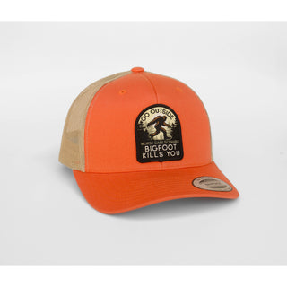 Go Outside Bigfoot Kills You | Trucker Hat | SQ-03