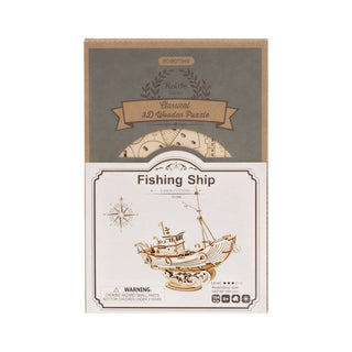 Rolife 3D Woooden Puzzle DIY Fishing Ship