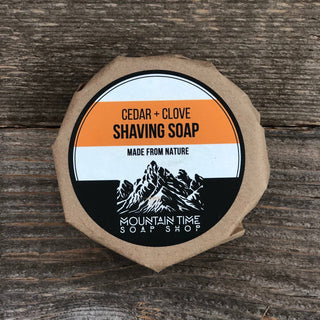 Shaving Soap Cedar and Clove