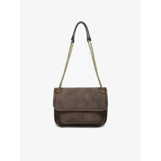 Nola Convertible Suede Crossbody Bag