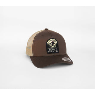 Go Outside Bigfoot Kills You | Trucker Hat | SQ-03