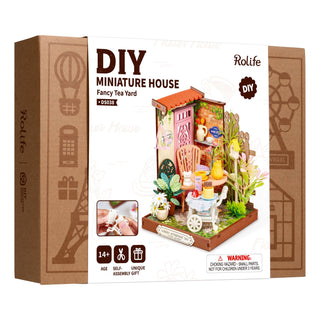 Fancy Tea Yard DIY MINI Miniature House Crafts