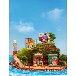 DIY Miniature House Kit | Fancy Tea Yard | Rolife DS038