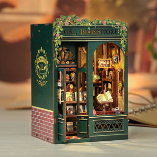 DIY Book Nook Kit |Owl Bookstore | HCB201