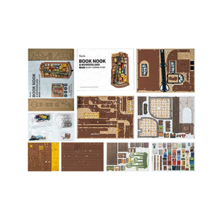 DIY Book Nook Kit: Silent Corner Study | TGE02