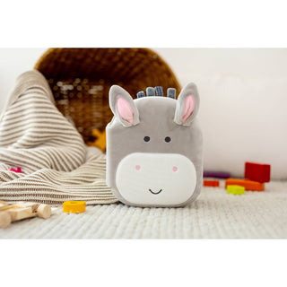 Squish & Snugg | Small Donkey Plush Board Book