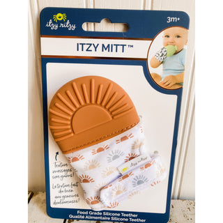 Itzy Mitt™ Silicone Teething Mitt - Sun
