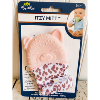 Itzy Mitt™ Silicone Teething Mitt - Cheetah