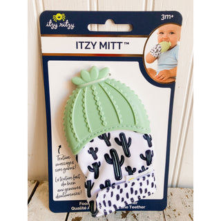 Itzy Mitt™ Silicone Teething Mitt - Cactus