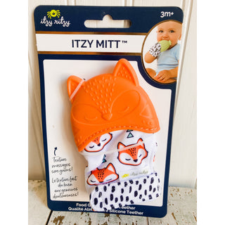 Itzy Mitt™ Silicone Teething Mitt - Fox