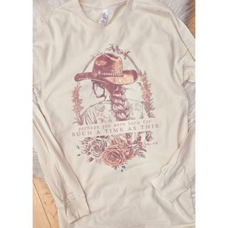 KT-02 Born For Such A Time As This - Bella Canvas Long Sleeve Tee