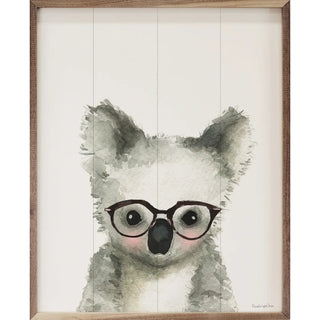 Koala In Glasses By Mercedes Lopez Charro 8x10