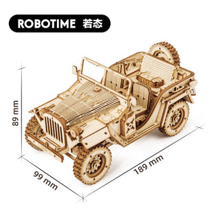 Rokr 3D Wooden Puzzle DIY Vehicle Model MC701 Assembly Toy