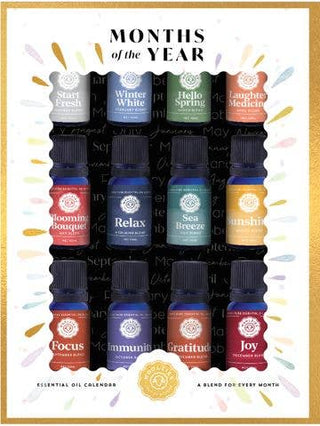 Months Of the Year Essential Oil Calendar