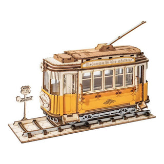 Rolife 3D Wooden Puzzle DIY Tramcar