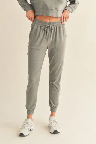 Grey Soft Touch Relaxed Jogger KC-07