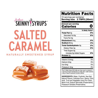 Skinny Syrups - Naturally Sweetened Salted Caramel