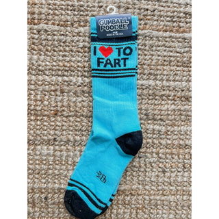 Gumball Poodle Socks - I Love to Fart