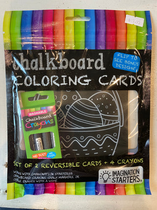 Imagination Easter Chalkboard Coloring Cards
